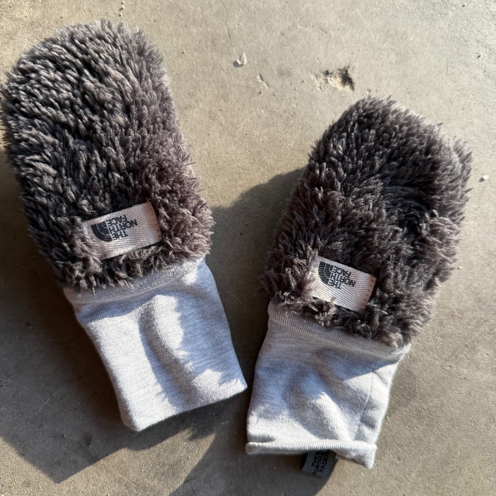 Kids northface mittens